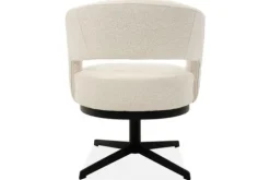 Outlet Monari Design Eetkamerstoel Puente Cremé Wit Verto