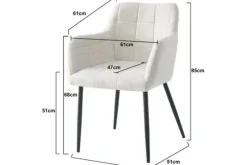 Outlet Livingfurn Eetkamerstoel Sand Bronco
