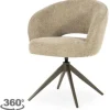 New Eleonora Meubelen Eetkamerstoel Taupe 96475 Alissa
