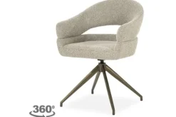 Eleonora Meubelen Eetkamerstoel Taupe 96457 Hailey