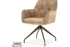 Eleonora Meubelen Eetkamerstoelen^Eetkamerstoel Taupe 96459 Hugo