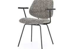 Eleonora Meubelen Eetkamerstoelen^Eetkamerstoel Taupe 95986 Jon