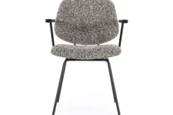 Eleonora Meubelen Eetkamerstoelen^Eetkamerstoel Taupe 95986 Jon
