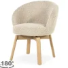 Eleonora Meubelen Eetkamerstoelen^Eetkamerstoel Taupe 96467 Livia
