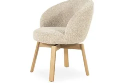 Eleonora Meubelen Eetkamerstoelen^Eetkamerstoel Taupe 96467 Livia