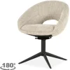 Eleonora Meubelen Eetkamerstoelen^Eetkamerstoel Taupe 96455 Nol