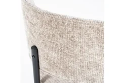 By-Boo Eetkamerstoelen^Eetkamerstoel taupe 230145 Oasis