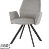 Livingfurn Eetkamerstoelen^Eetkamerstoel Taupe Diana