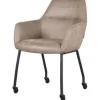 Label51 Eetkamerstoelen^Eetkamerstoel Taupe IH-50.198 Lenny