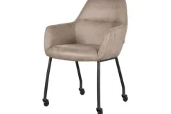 Label51 Eetkamerstoelen^Eetkamerstoel Taupe IH-50.198 Lenny