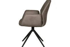Best Label51 Eetkamerstoel Taupe Micro Suede DX-74.012 Mellow