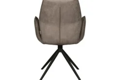 Best Label51 Eetkamerstoel Taupe Micro Suede DX-74.012 Mellow