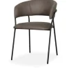 Label51 Eetkamerstoelen^Eetkamerstoel Taupe YN-83.015 Luuk