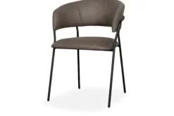 Label51 Eetkamerstoelen^Eetkamerstoel Taupe YN-83.015 Luuk