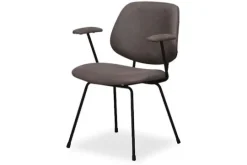Label51 Eetkamerstoelen^Eetkamerstoel Taupe ZM-88.007 Rivano