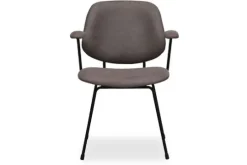 Label51 Eetkamerstoelen^Eetkamerstoel Taupe ZM-88.007 Rivano