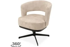 Online Monari Design Eetkamerstoel Velvet Beige Verto