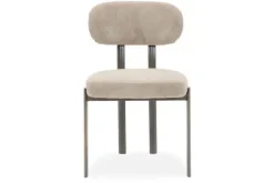 Discount Kaizen Design Eetkamerstoel Wave Beige - Anodic Brown Ravon