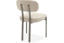 Discount Kaizen Design Eetkamerstoel Wave Beige - Anodic Brown Ravon