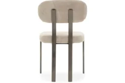Discount Kaizen Design Eetkamerstoel Wave Beige - Anodic Brown Ravon