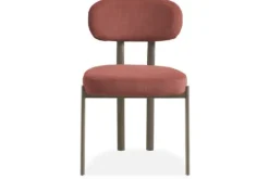 Kaizen Design Eetkamerstoelen^Eetkamerstoel Wave Burned Orange - Anodic Brown Ravon