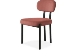 Kaizen Design Eetkamerstoel Wave Burned Orange - Black Ravon