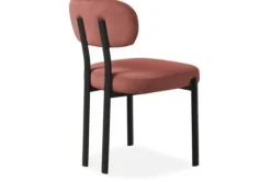 Kaizen Design Eetkamerstoel Wave Burned Orange - Black Ravon