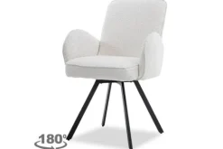 Tower Living Eetkamerstoelen^Eetkamerstoel White Livo