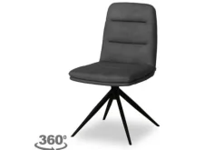 Olijk Eetkamerstoelen^Eetkamerstoel -Zorro Antracite Sylke