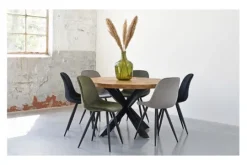 Label51 Eetkamerstoelen^Eetkamerstoel Zwart FF-45.029 Capri
