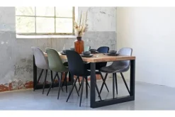 Label51 Eetkamerstoelen^Eetkamerstoel Zwart FF-45.029 Capri