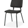 Label51 Eetkamerstoelen^Eetkamerstoel Zwart HU-77.041 Gusto