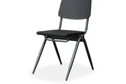 Label51 Eetkamerstoelen^Eetkamerstoel Zwart TX-85.001 Solid
