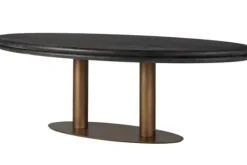 New Richmond Interiors Eetkamertafel black rustic 210955 Macaron