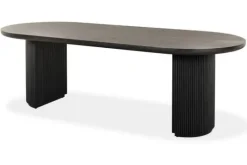 Richmond Interiors Eettafels^Eetkamertafel dark coffee Kingston