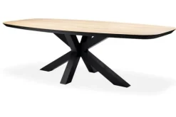 Outlet Country Style Eetkamertafel Giovi Zwart