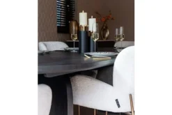 New Richmond Interiors Eetkamertafel zwart Fairmont