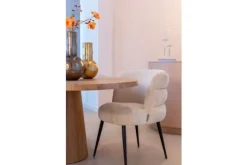 Online Richmond Interiors Eetstoel 212319 Beige Chenille  Stella