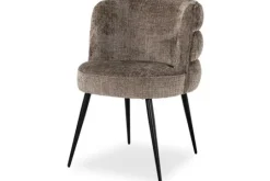 Richmond Interiors Eetkamerstoelen^Eetstoel 212321 Stone Chenille  Stella