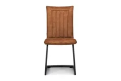 Olijk Eetkamerstoelen^Eetstoel cognac Decca