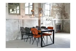 Label51 Eetkamerstoelen^Eetstoel Donkergrijs IH-50.048 Vic