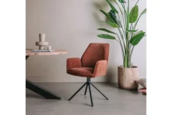 Tower Living Eetkamerstoelen^Eetstoel Pearl Copper Amaro