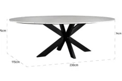 Best Richmond Interiors Eettafel 210677 Lexington