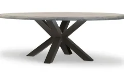 Country Style Eettafel  Albero Zwart