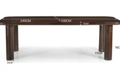 Best Livingfurn Eettafel Badou