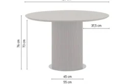 MySons Eettafels^Eettafel Black Congo