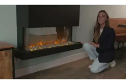 Xaralyn Sfeerhaarden^Elektrische Levico 120 3D LED haard Disegno