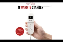 Infinity Plaids^Elektrische warmtedeken Grijs