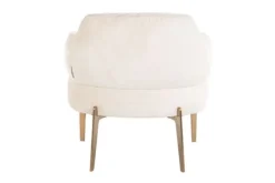 Richmond Interiors Ronde Fauteuils^Fauteuil 211058 White Chenille Venus
