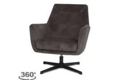 Label51 Draaifauteuils^Fauteuil Antraciet CM-55.000 Toby